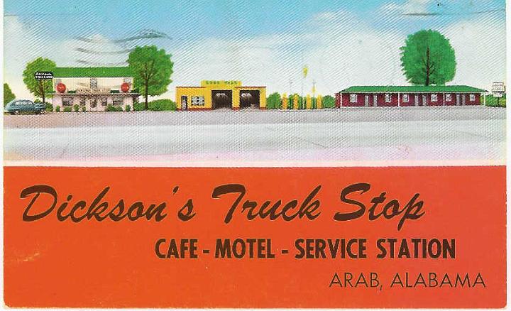 Arab Dicksons truck stop 1957